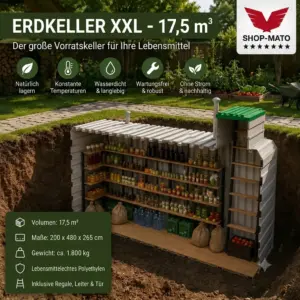 Erdkeller XXL-220x480