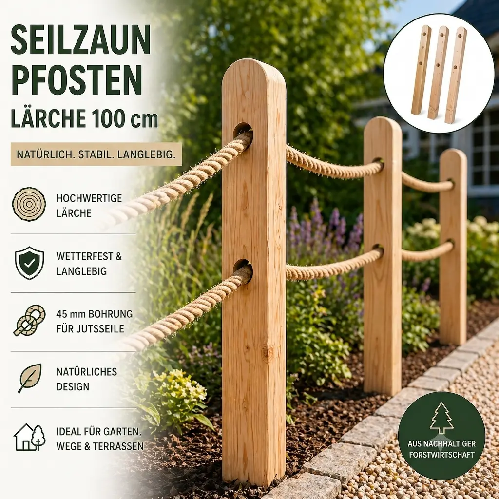 Pfosten Lärche
