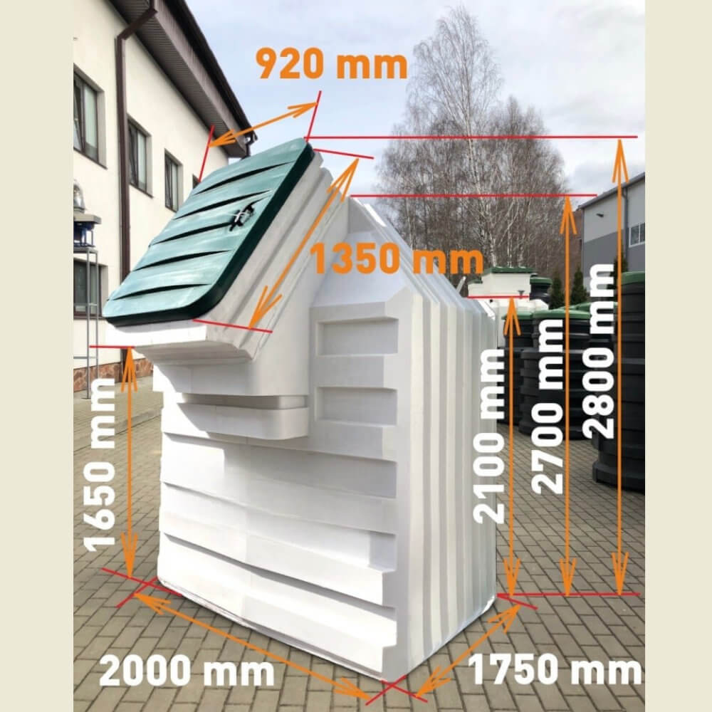 Erdkeller 200 x 175 x 280cm – Bild 4