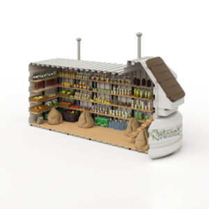 Erdkeller 200 x 500 x 270 cm