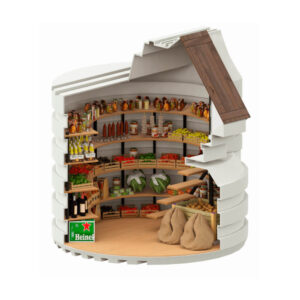 Erdkeller 250 x 280 cm rund