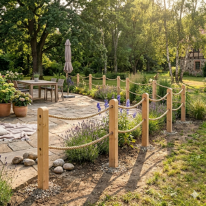 Juteseil Terrasse Beispiel