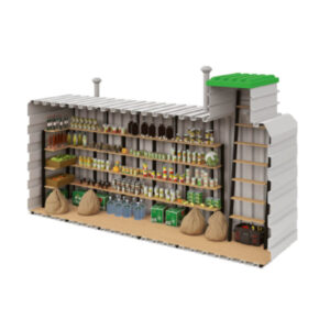 Erdkeller 200 x 480 x 265 cm