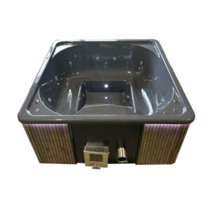 Hot Tub 3D-Granit Quadro 225x225 Ofen integriert