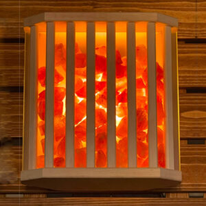 Sauna-Ecklampe Salzkristall