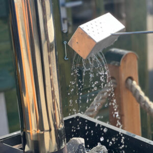 Saunakelle "Regencube" - sanft & hart