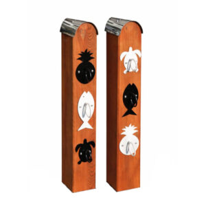 Seilhalter Maritim | Fisch, Schildkröte, Ananas