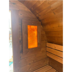 Sauna Salzkristalllampe Wellnessbereich