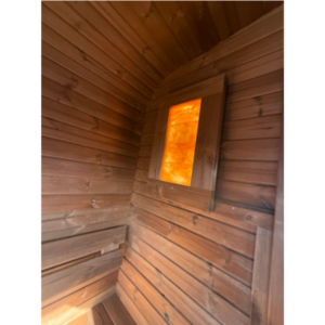 Sauna Salzkristalllampe Wellnessbereich