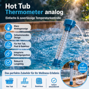 Pool Thermometer analog Wasser