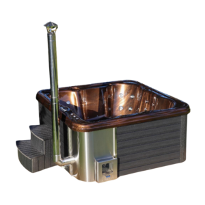Hot Tub Monaco 220x220 mit Whirlpoolfunktion, Luftmassage und Edelstahlofen