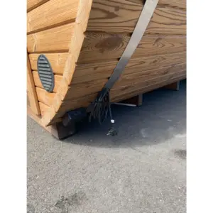 Fasssauna 200 cm aus Thermoholz