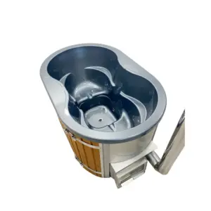 Hot Tub Ofuro 2 Personen graue Wanne