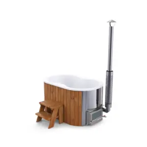 Hot Tub Ofuro 2 Personen weiße Wanne