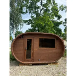 Sauna mit Ruheraum Frodo 400 als Ausstellungsstück