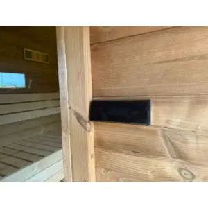Saunabänke auf zwei Ebenen mit LED-Beleuchtung
