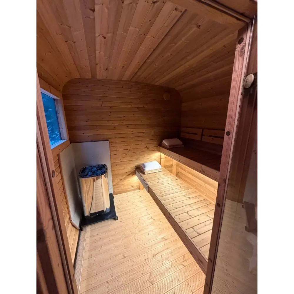 Sauna mit Vorraum sofort verfügbar Ausstellung Klosterfelde