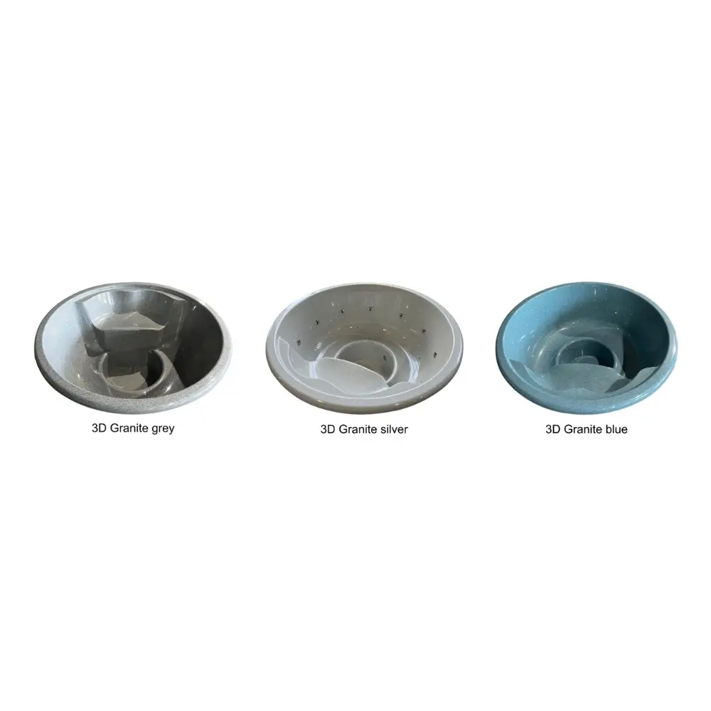 Farben der Hot Tub 3D Granit Wanne