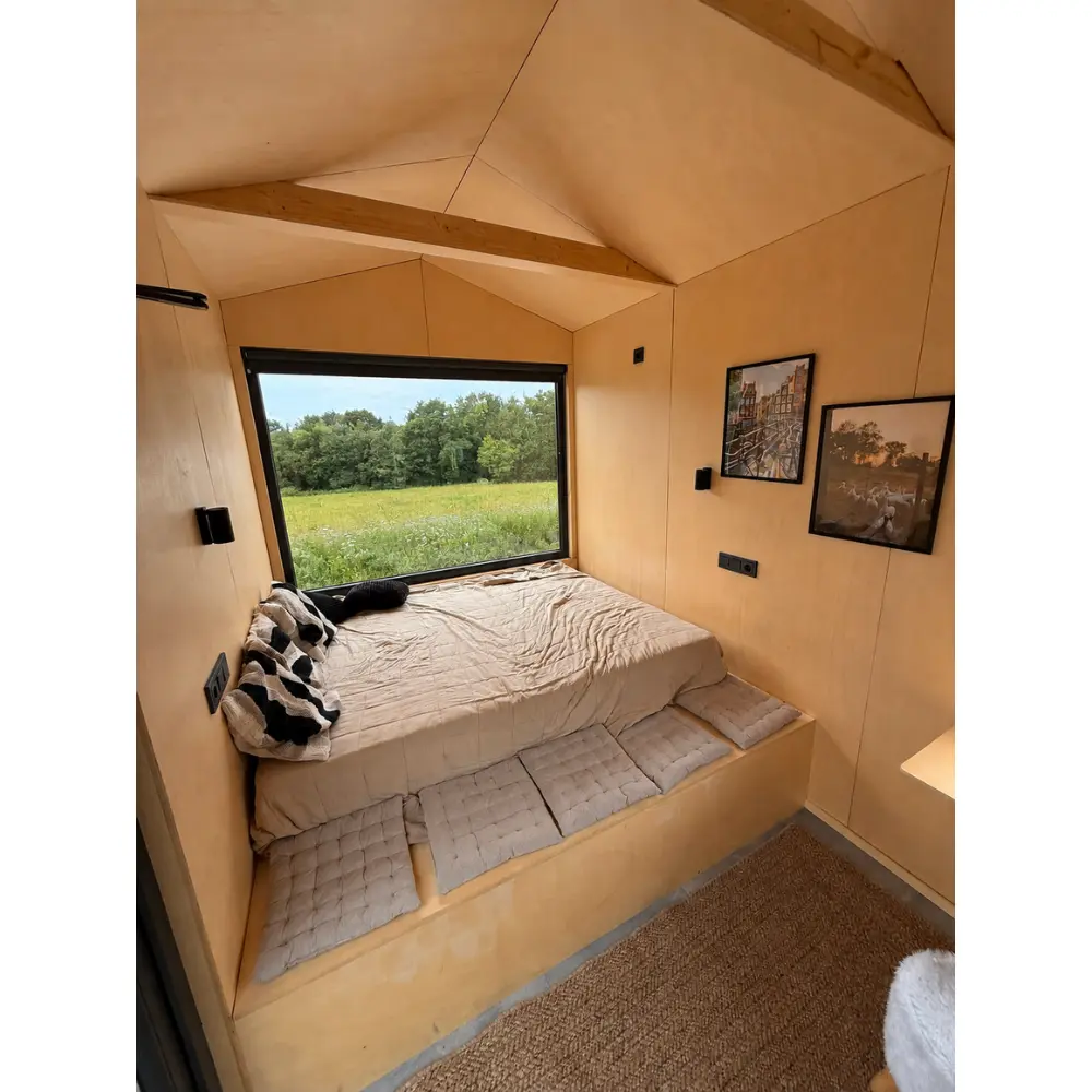 Schlafzimmer im Tiny House 18 m²