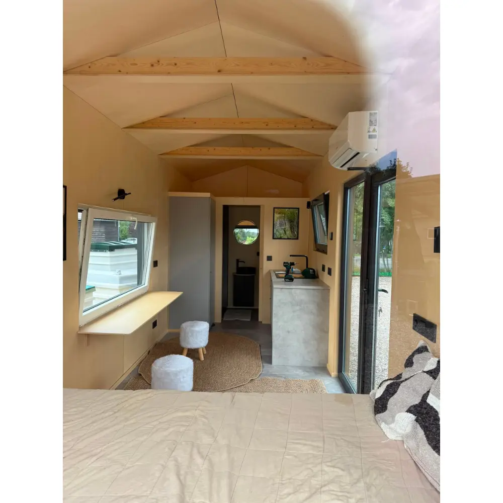 Wohnbereich des Tiny House 18 m²